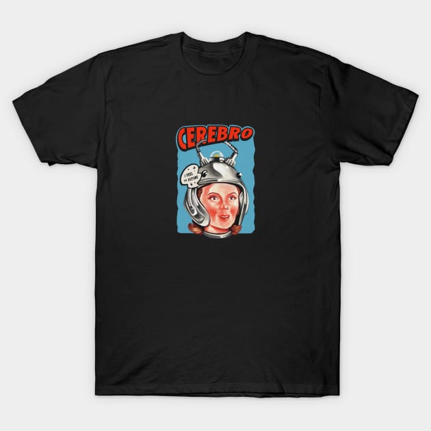 Cerebro Helmet T-Shirt by Dandy18